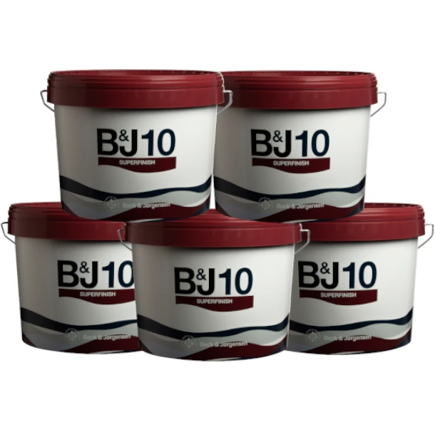 B&J 10, Vægmaling Storkøb - 5 x 9 Liter